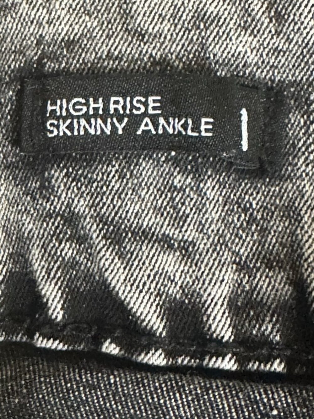Zoe Phoebe High Rise Skinny Grey Wash Jeans Women’s Size 1 - Picture 9 of 15